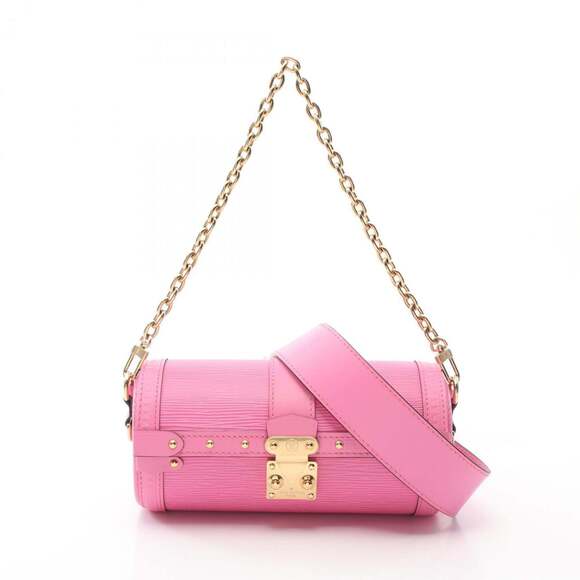 LOUIS VUITTON Papillon Trunk Handbag Leather Epi Women's Pink M58649 - Picture 2 of 8